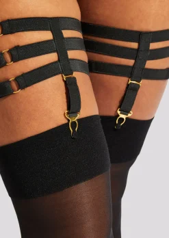 Adjustable Leg Harness - Black