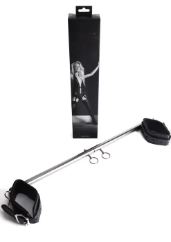 Adjustable Spreader Bar with Faux Leather Cuffs
