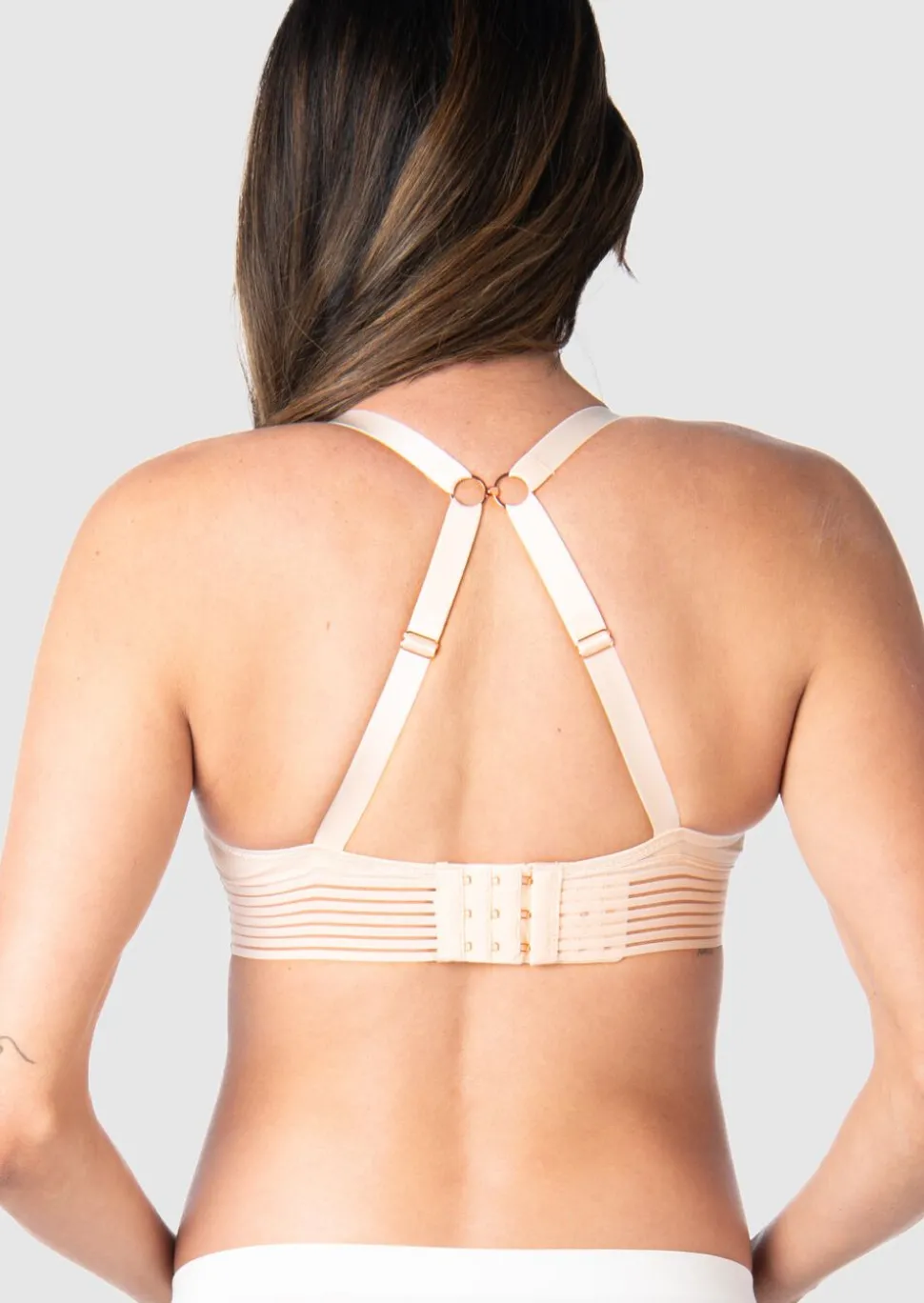 Ambition T-Shirt Nursing Bra - Nude 01