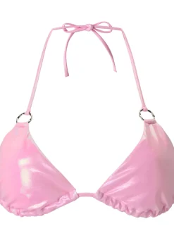 Bahamas Paradise Triangle Bikini Top - Pink