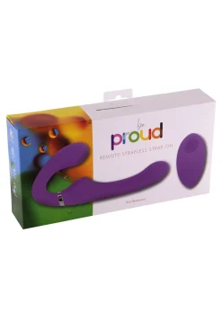 Be Proud Remote Control Strapless Vibrating Strap On