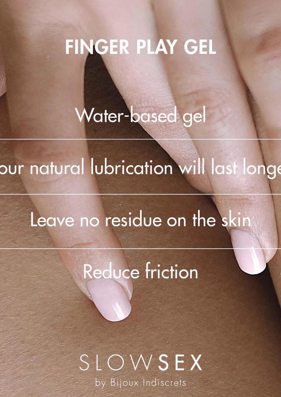 Bijoux Indiscrets Slow Sex Finger Play Gel