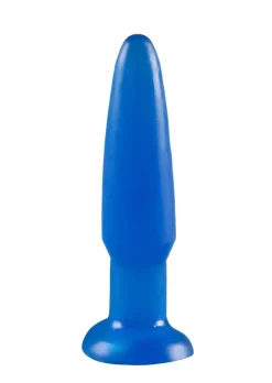Booty Blue Beginners Butt Plug with Suction Cup Base