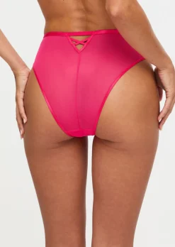 Bound By Love High Waist Brazilian - Mid Pink
