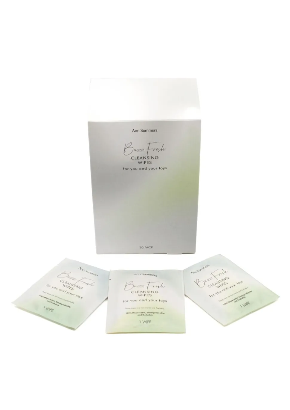 Buzz Fresh Biodegradable Sex Toy Cleaning Wipes - Pack of 30