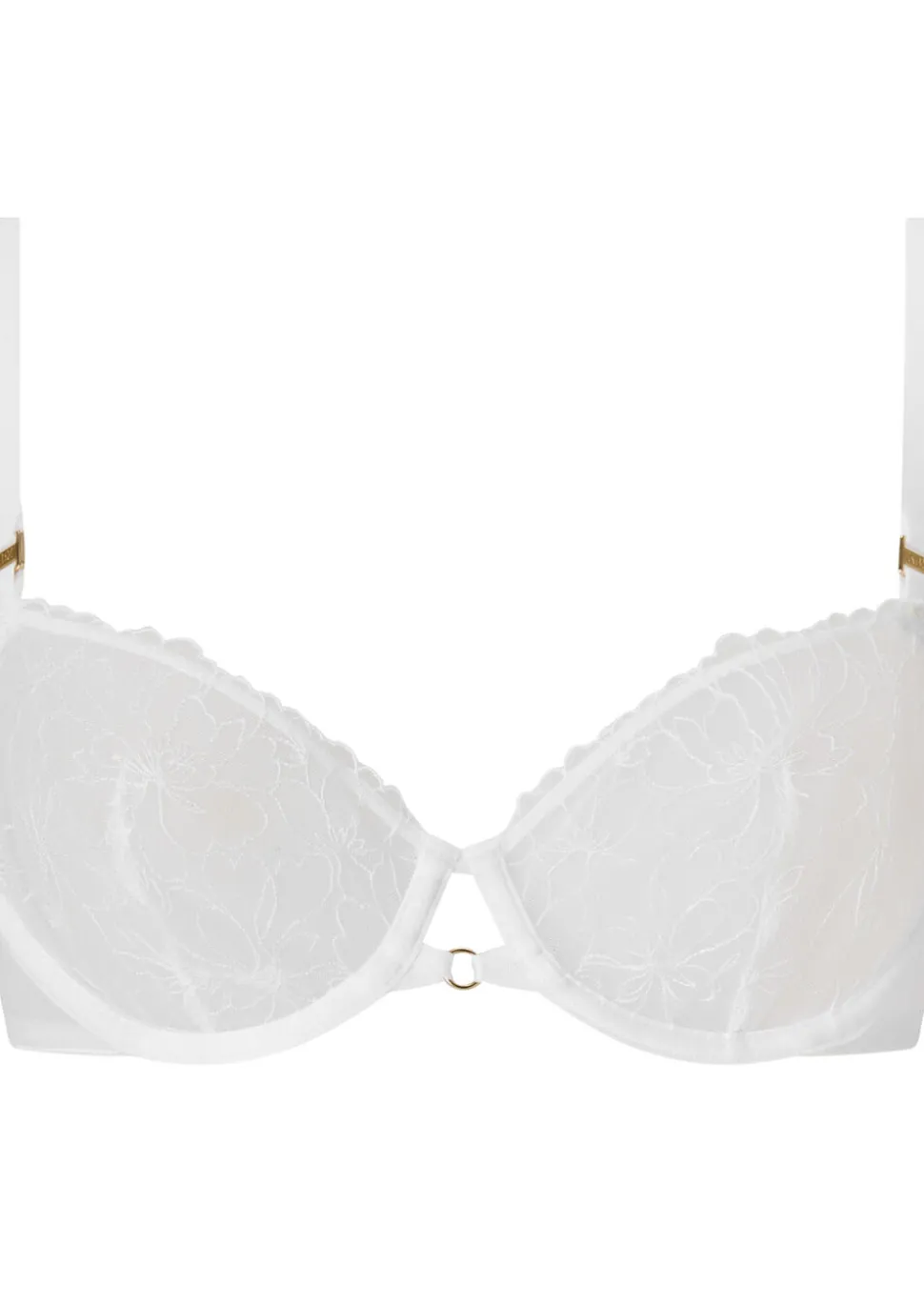 Darcie Non Padded Balcony Bra - White