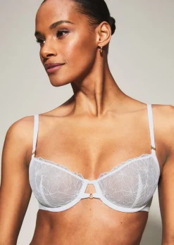 Darcie Non Padded Balcony Bra - White