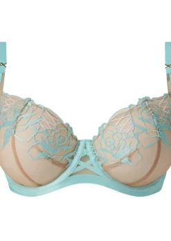 Devoted To You Non Padded Balcony Bra - Aqua