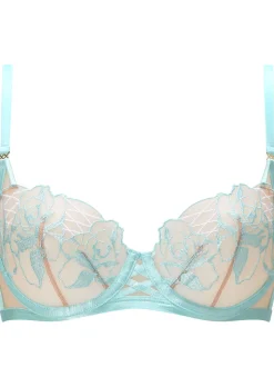 Devoted To You Non Padded Balcony Bra - Aqua