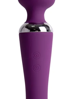 Double Ended Dual Vibrating Wand Massager