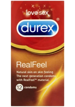 Durex Real Feel Non Latex 12 Pack Condoms