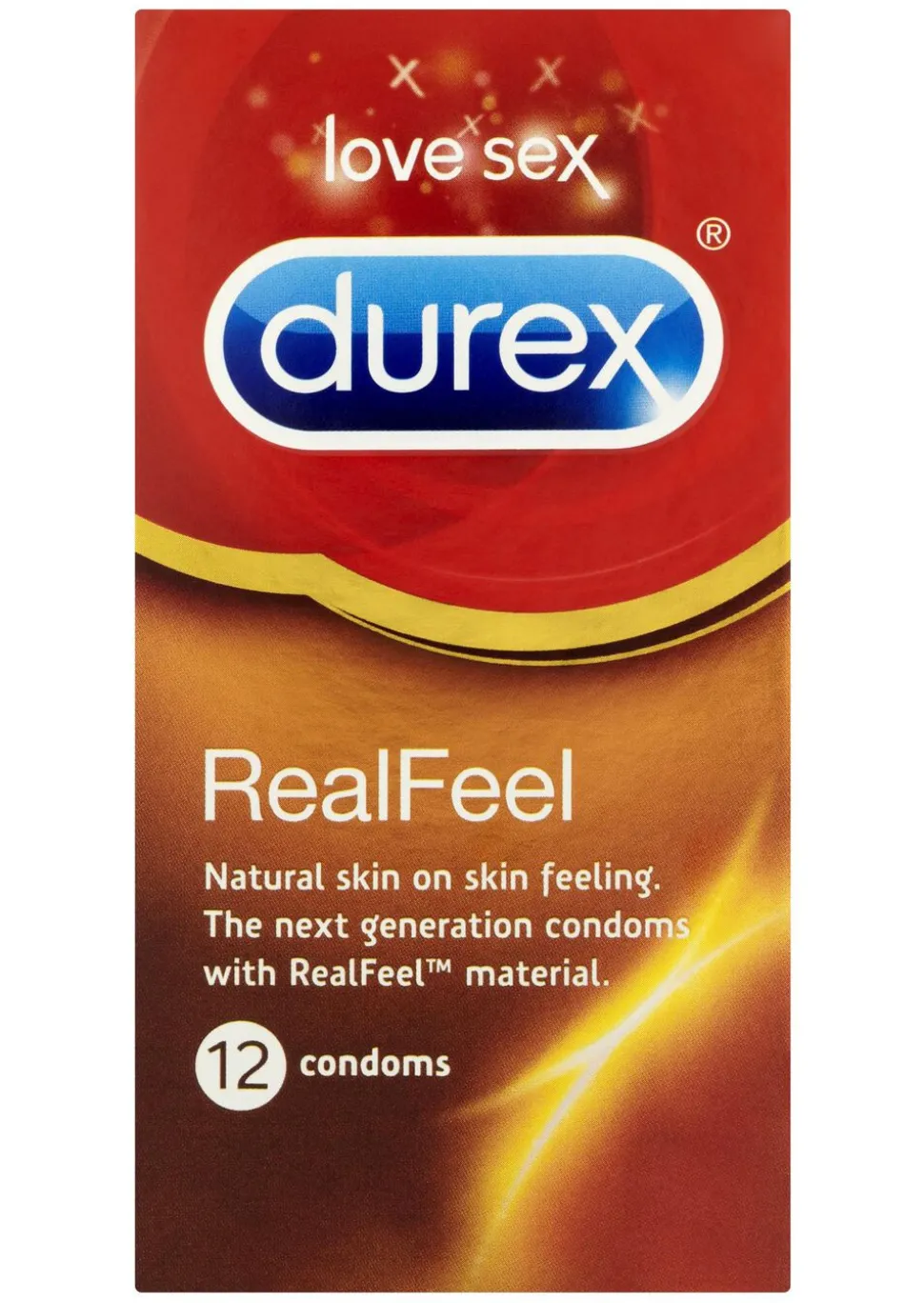 Durex Real Feel Non Latex 12 Pack Condoms