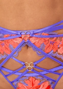 Dusk Til Dawn Suspender Belt - Purple