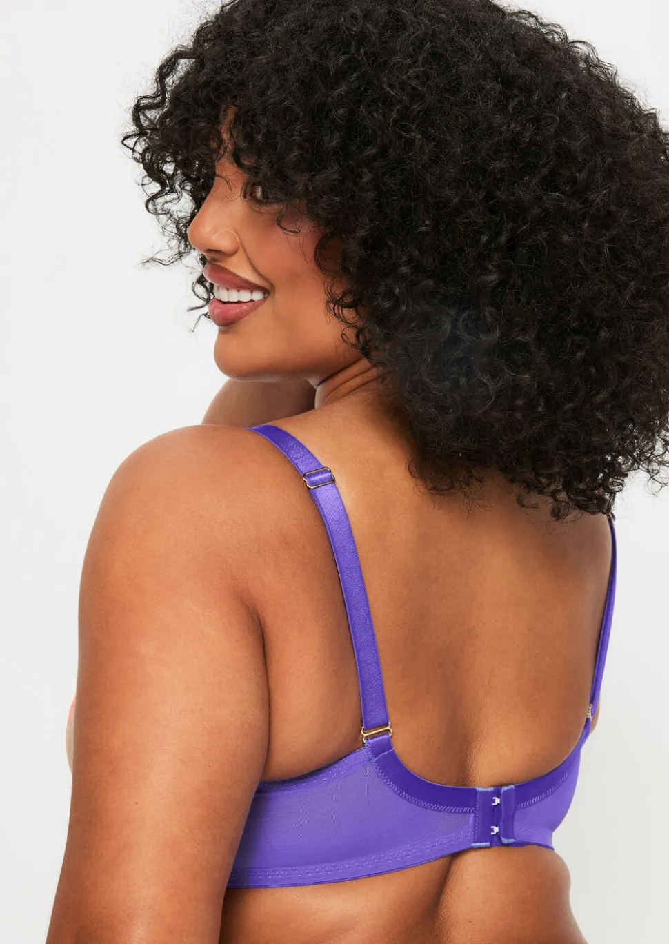 Dusk Till Dawn Non Padded Balcony Bra - Purple