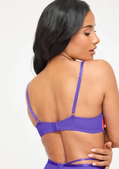 Dusk Till Dawn Non Padded Balcony Bra - Purple