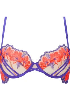 Dusk Till Dawn Non Padded Balcony Bra - Purple