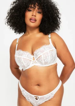 Endless Attraction Non Padded Fuller Bust Balcony Bra - Ivory