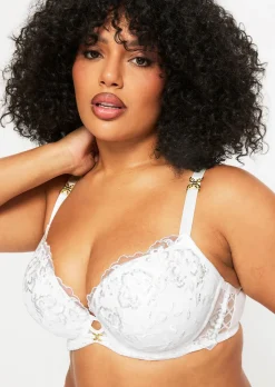 Endless Attraction Padded Plunge Bra - Ivory