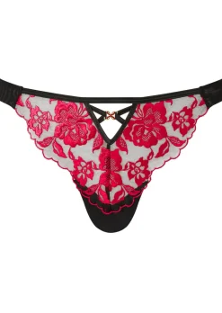 Endless Attraction Thong - Black/Red