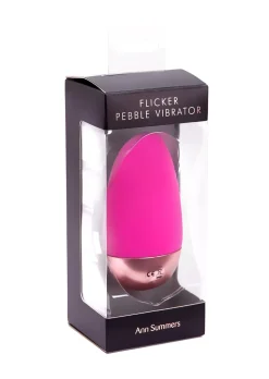 Flicker Pebble Silicone Waterproof Clitoral Vibrator