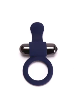 Flicker Silicone Cock Ring with Removable Bullet Vibrator
