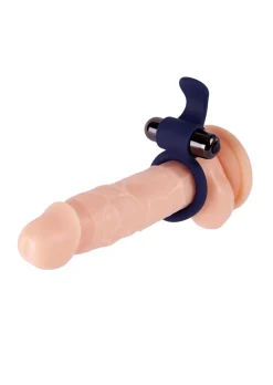 Flicker Silicone Cock Ring with Removable Bullet Vibrator