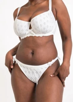 Flora Balcony Bra - White