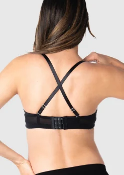 Forever Yours Nursing Bra - Black