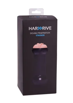 Hard Drive Double Penetration Realistic Waterproof Male Masturbator