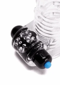 Hard Drive Super Stretch Penis Extender with Removable Bullet Vibrator