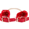High Gloss PU & Lace Handcuffs