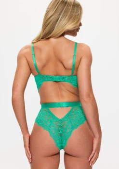 Hold Me Tight Lace Lingerie Body - Green