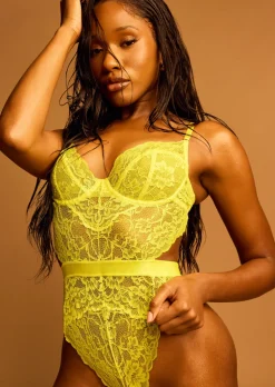 Hold Me Tight Lace Lingerie Body - Multi