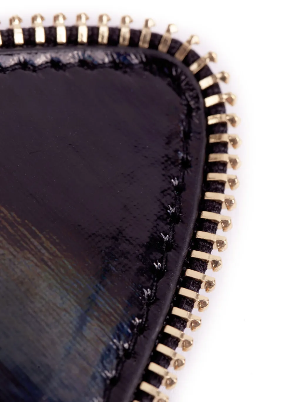 Holographic Oil Slick PU Cat Ears