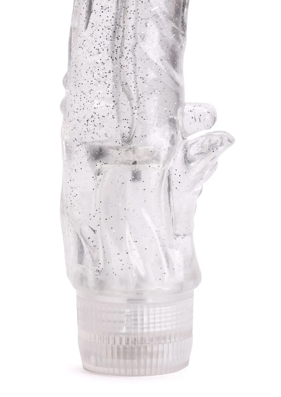 5 Inch Crystal Glitter Waterproof Jelly Vibrator