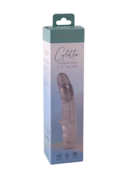 5 Inch Crystal Glitter Waterproof Jelly Vibrator
