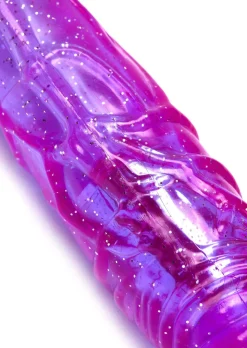 8 Inch Realistic Glitter Jelly G-Spot Vibrator