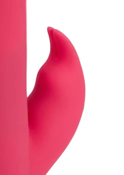 4.5 Inch Slim Rechargeable Silicone Rotating Bead Rabbit Vibrator