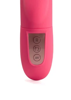 4.5 Inch Slim Rechargeable Silicone Rotating Bead Rabbit Vibrator