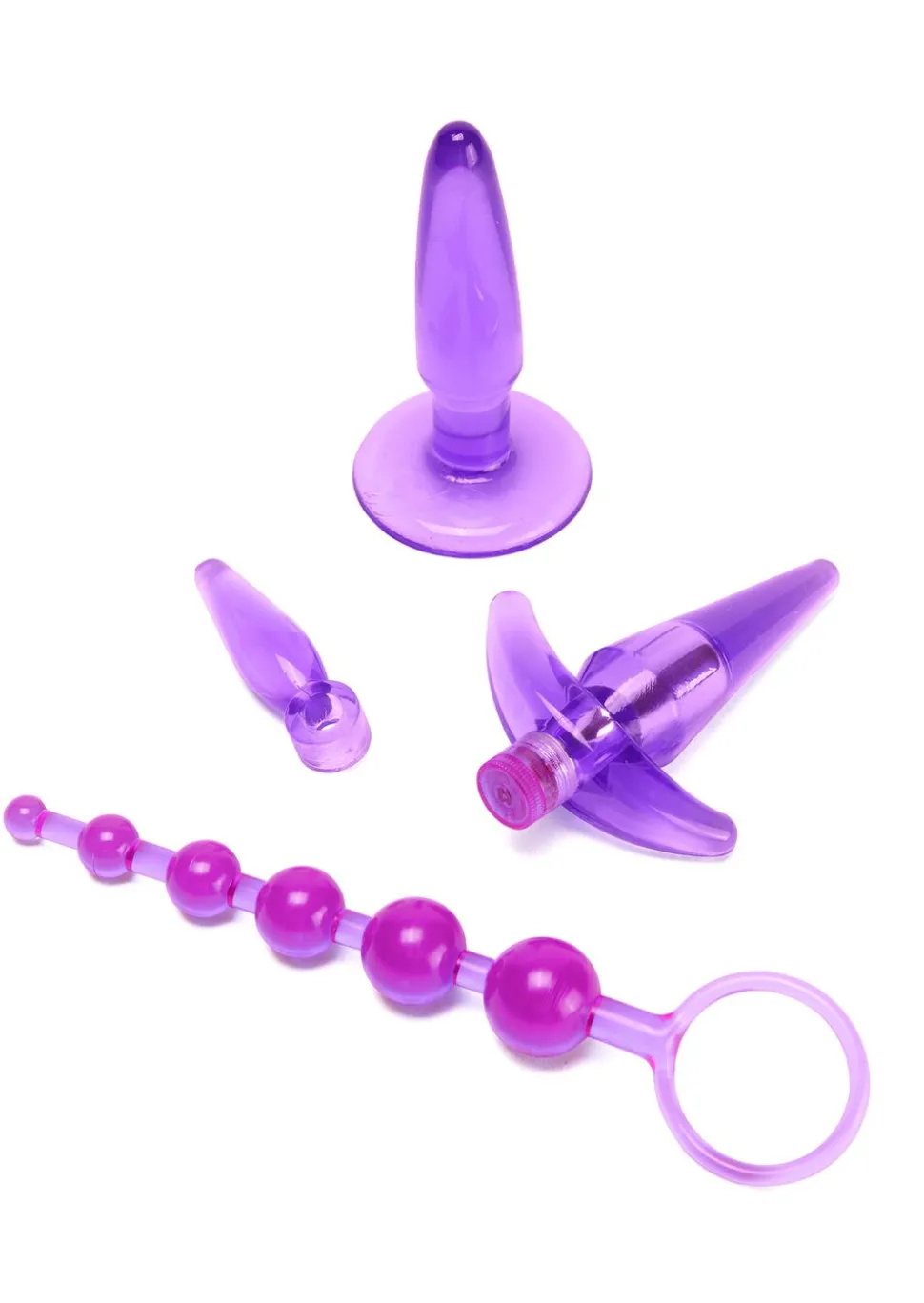 Intro to Anal Pleasure Waterproof 4 Piece Sex Toy Set