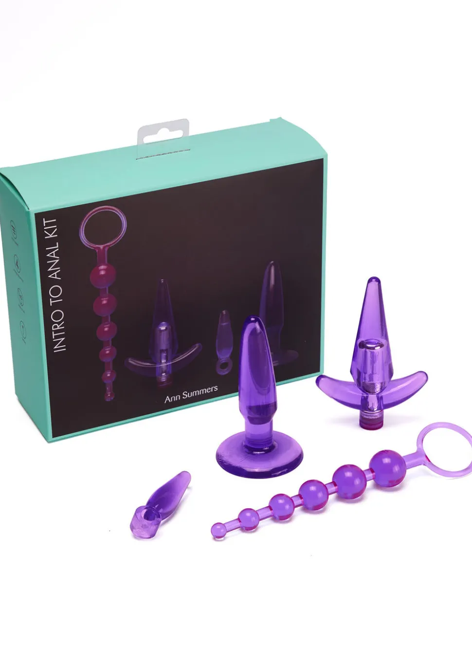 Intro to Anal Pleasure Waterproof 4 Piece Sex Toy Set