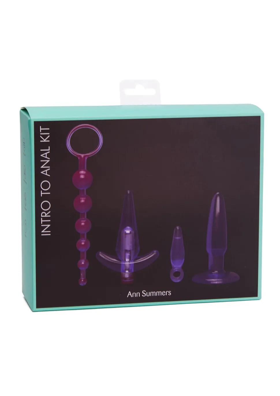 Intro to Anal Pleasure Waterproof 4 Piece Sex Toy Set