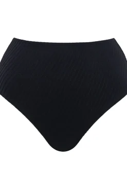 Jet Set High Waist Bikini Brief - Black