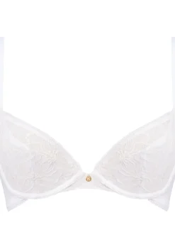 Knickerbox Alice Lace Non Padded Plunge Bra - White