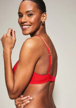Knickerbox Eden Non Padded Balcony Bra - Bright Orange