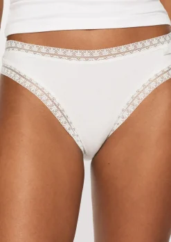 Knickerbox Geometric High Leg Brief Knickers - Pack of 3 - Navy