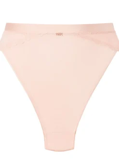 Knickerbox Harper High Waisted Brazilian Knickers - Pale Pink