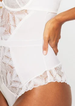 Knickerbox Harper Lace Underwired Lingerie Body - White
