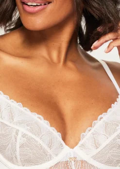 Knickerbox Harper Lace Underwired Lingerie Body - White