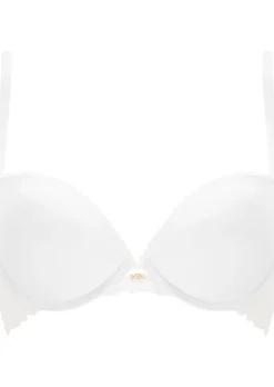 Knickerbox Harper Smooth Padded Plunge Bra - White